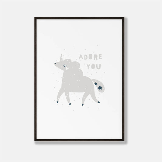 Adore You - Eenhoorn Poster