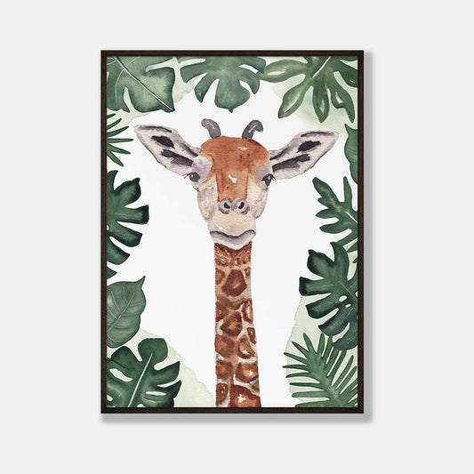 Baby Giraf - Dieren Poster Kinderkamer
