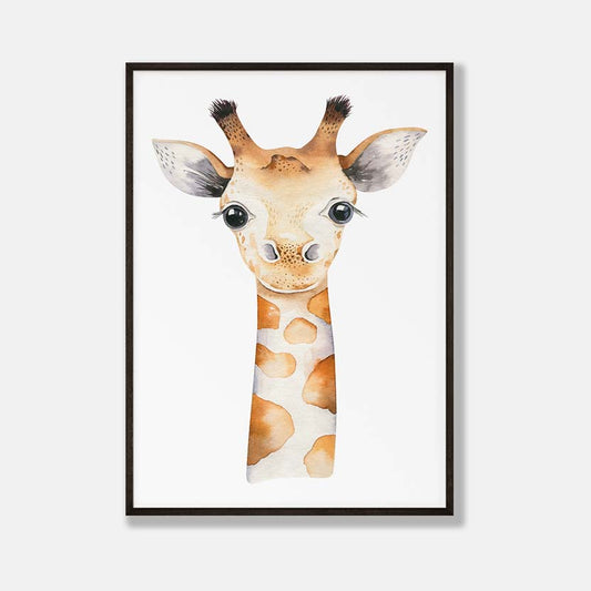 Baby Giraf - Dieren Poster Kinderkamer