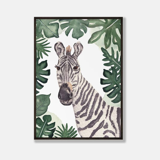 Baby Zebra - Dieren Poster Kinderkamer