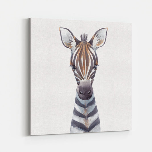 Baby Zebra Schilderij