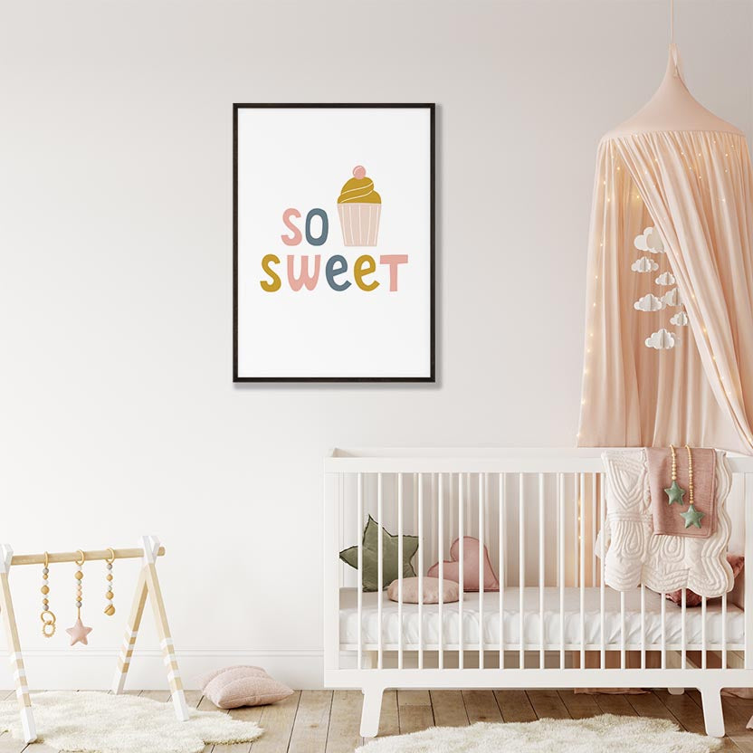 So Sweet - Ijsje Poster Babykamer