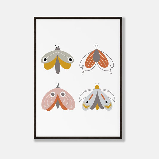 Vlinders Poster Kinderkamer